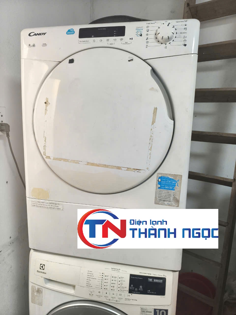 Sửa máy sấy quần áo tại nhà